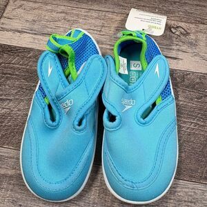 Speedo Kids Water Shoes - Aqua and Lime